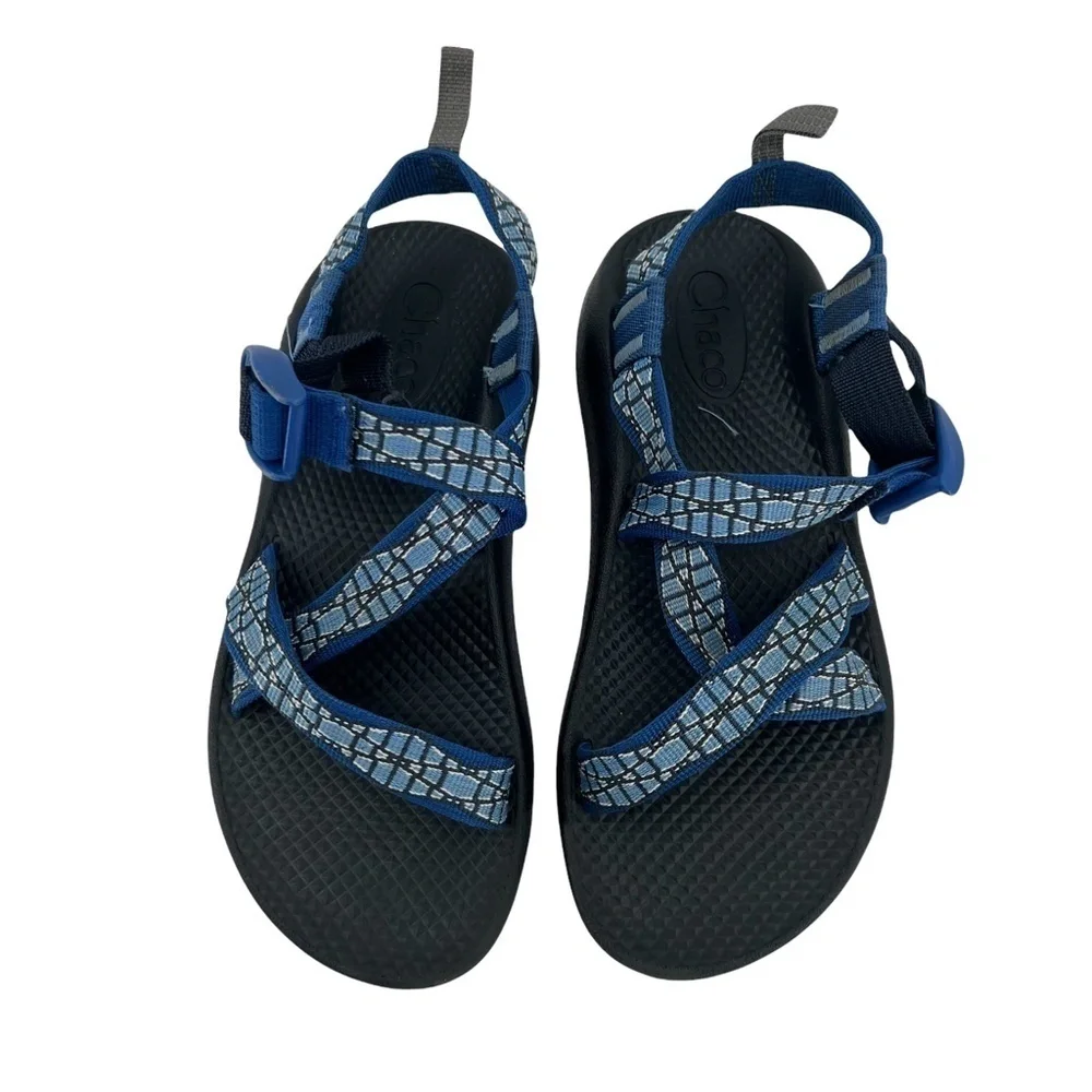 Chaco Blue Z1 Ecotread Strappy Sandals Size 4 Kid's